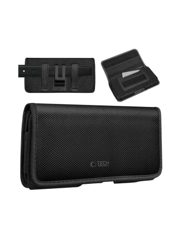 TechProtect Tech Protect SM90 Handyhülle Smartphones 5,8–6,8" schwarz in Schwarz