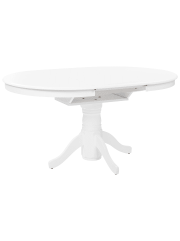 Beliani Esszimmertisch AKRON in Weiß - (W) 106 x (H) 74 x (L) 106 cm