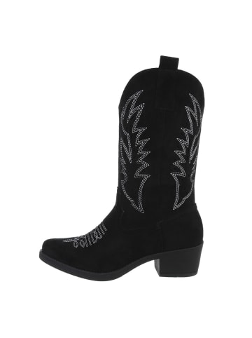 Ital-Design Stiefel in Schwarz