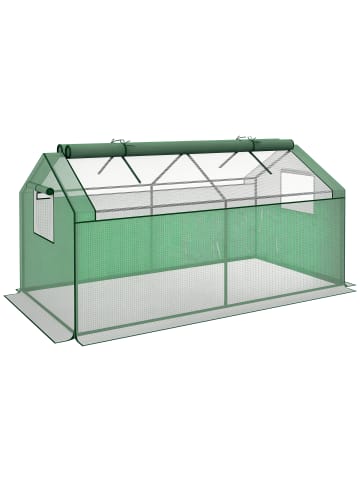 Outsunny Gewächshaus in Grün 180L x 92B x 92H cm