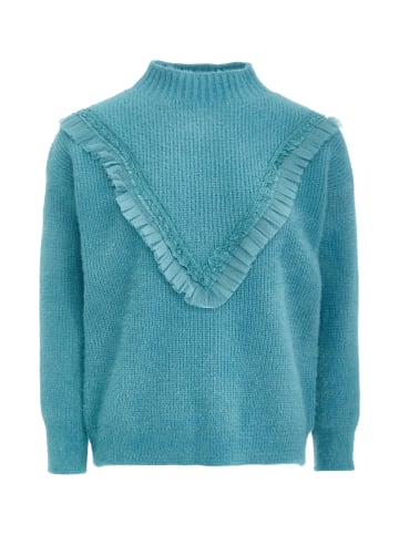 yasanna Damen Strickpullover in Türkis