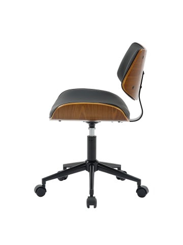 home24 Bürostuhl Elgalla in Schwarz