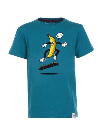 Band of Rascals T-Shirt " Banana Flip " in petrol