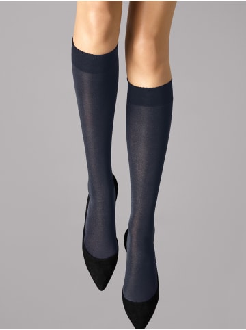 Wolford Knee-Highs Velvet de Luxe 50 DEN in Admiral