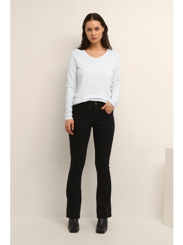 Cream Langarm-Shirt Naia Regular fit in Snow White