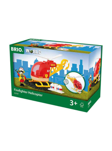 Brio Brio Aktionsspiel Feuerwehr-Hubschrauber in bunt