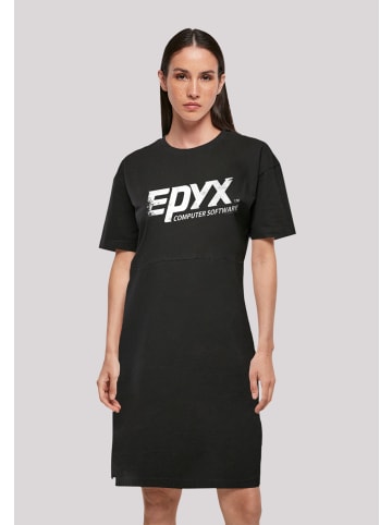 F4NT4STIC Oversized Kleid EPYX Logo WHT in schwarz