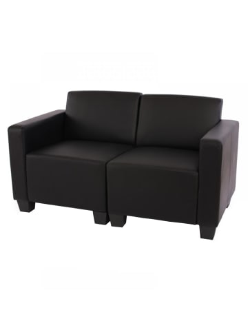 MCW Modular 2-Sitzer Sofa Moncalieri, Schwarz