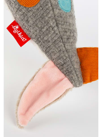 Sigikid Kuscheltier Delfin Patchwork Sweety in grau/weiß