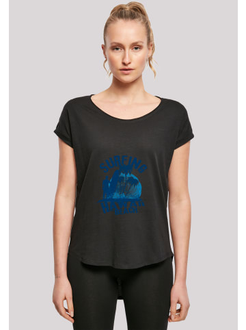 F4NT4STIC Long Cut T-Shirt Hawaii Surf Beach Summer in schwarz