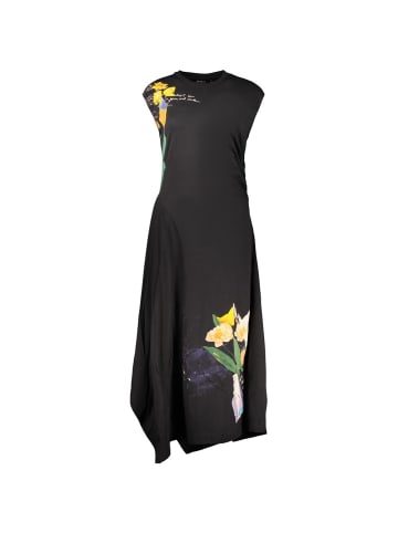 Desigual Schwarz Damen Kleid aus Baumwolle