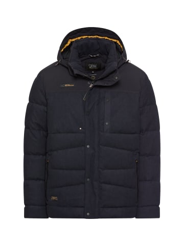 Camel Active Cordjacke mit abnehmbarer Kapuze in Dunkelblau