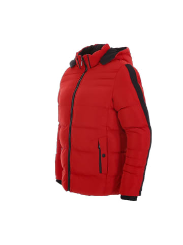 Ital-Design Jacke in Rot und Schwarz