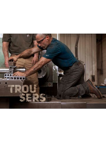 CARHARTT  Arbeitshose "Work Dungaree B01" in Braun