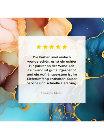 MuchoWow Leinwand bilder Abstrakte Kunst bunt (BxH)