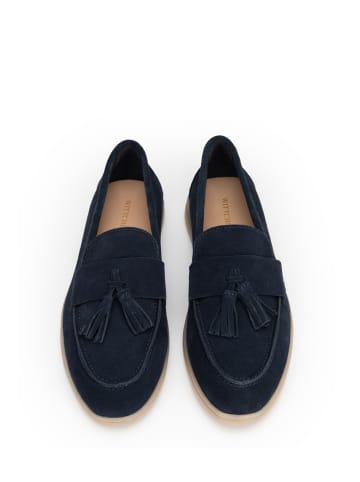 Wittchen Wildleder-Mokassins Für Damen Mit Quaste in Dark blue