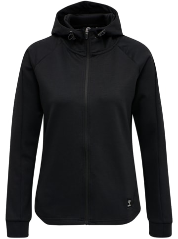 Hummel Reißverschluss Kapuzenpullover Raglanärmel Hmlessi Multisport Damen in BLACK