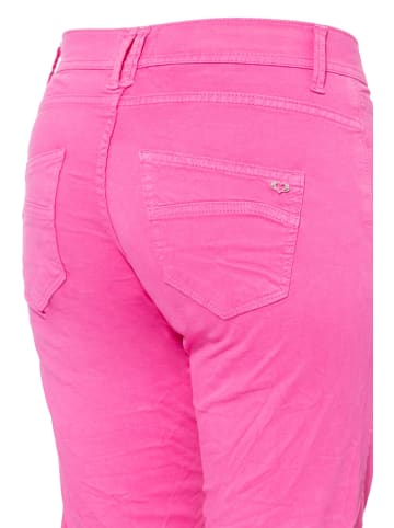 Way of Glory Way of Glory WAY OF GLORY Damen Jeans Bermuda mit asymmetrischer Knopfleiste in Pink