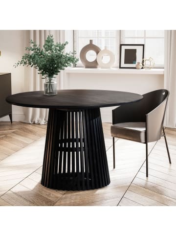 KADIMA DESIGN Esszimmertisch Küchentisch | Mango, 120x120x77cm, Rund, Massiv