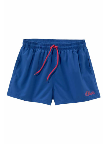 S. Oliver Badeshorts in blau