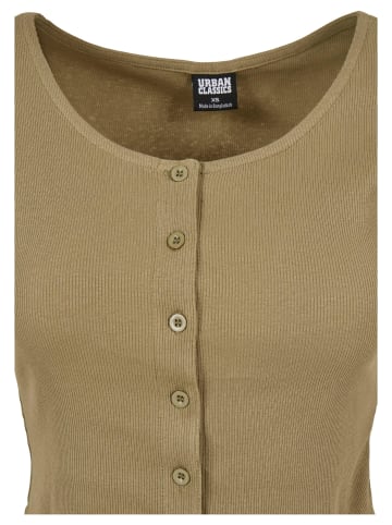 Urban Classics Cropped T-Shirts in khaki