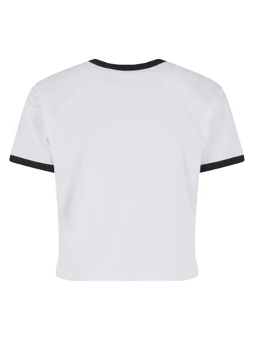 Urban Classics T-Shirts in white/black