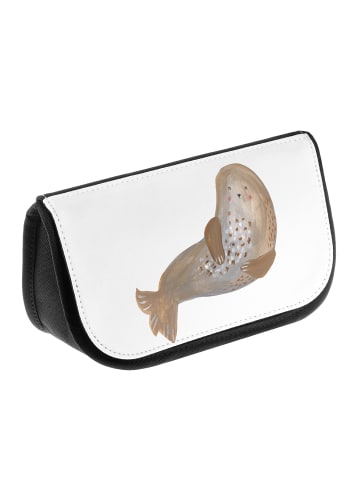 Mr. & Mrs. Panda beauty case Robbe Lachen ohne Spruch in Weiß