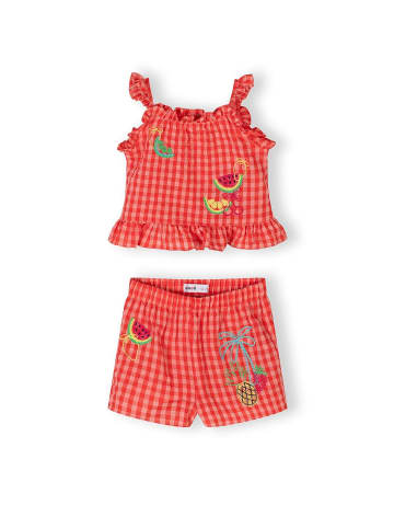 Minoti 2-tlg Top & Shorts 30SET103 in orange