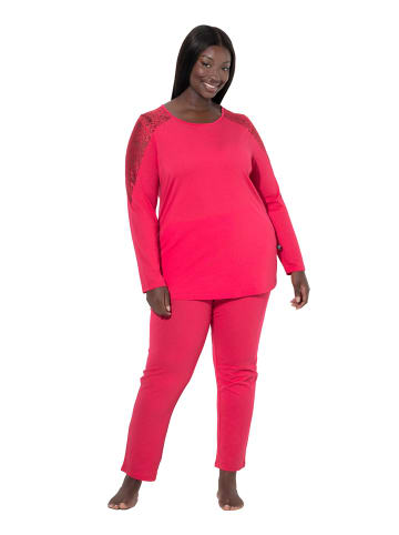 Ulla Popken Pyjama in magenta