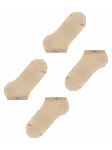 Burlington Sneaker-Socken Doppelpack in Sandstone