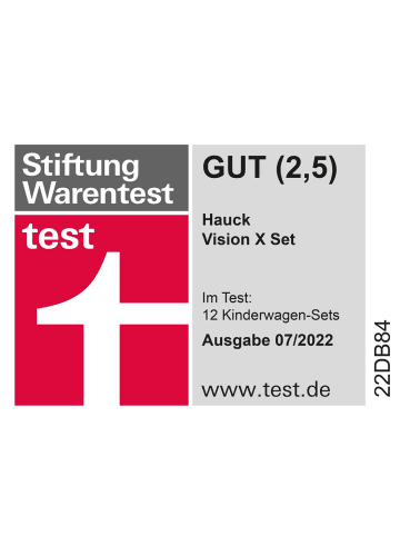 Hauck Kombi-Kinderwagen Vision X Duoset Silver (Sportwagen in grau,rosa