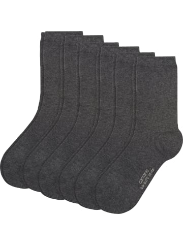 camano Socken 6 Paar ca-soft in anthrazit-melange