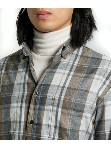 Baldessarini Langarm FreizeitHemd für Herren in grau