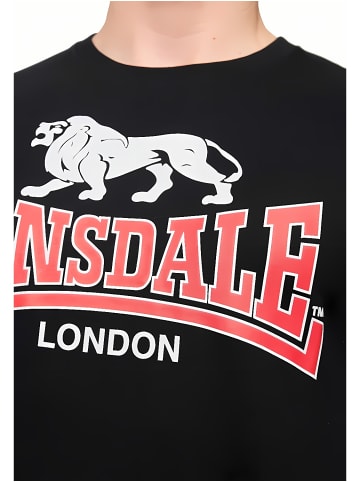Lonsdale T-Shirt "Cromane" in Schwarz