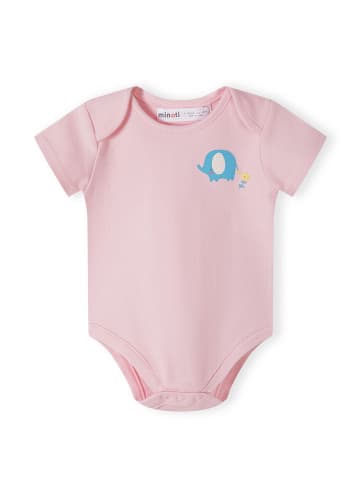 Minoti 4tlg. Set: Kurzarmbody 16mbaby 10 in pink