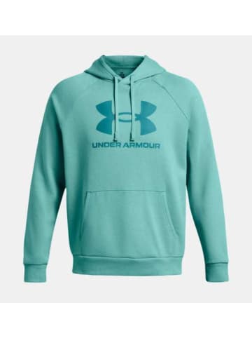 Under Armour Hoodie UA RIVAL FLEECE LOGO HD in Türkis