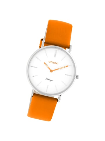 Oozoo Armbanduhr Oozoo Vintage Series orange mittel (ca. 36mm)