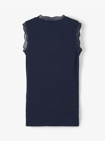 name it Mädchen Top mit Spitzendetails in Blau