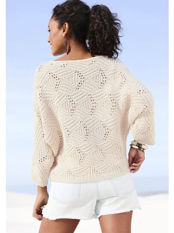 LASCANA Fledermauspullover in beige