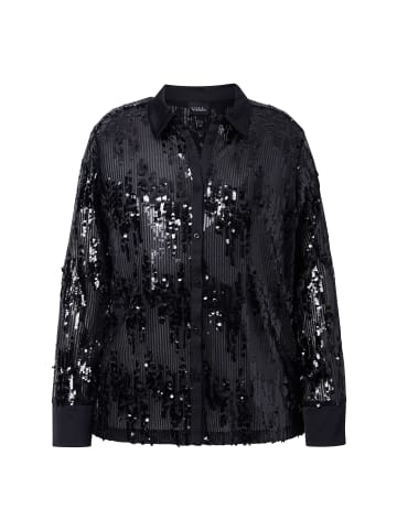 Ulla Popken Hemdbluse in schwarz