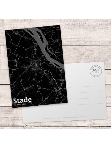 Mr. & Mrs. Panda Ansichtskarte Stade mit Spruch in Keine Angabe