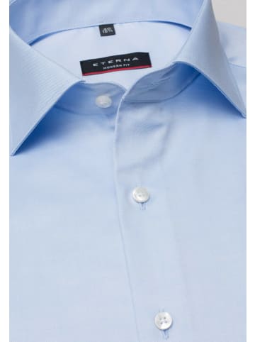 Eterna Langarm Business Hemd für Herren in hell-blau
