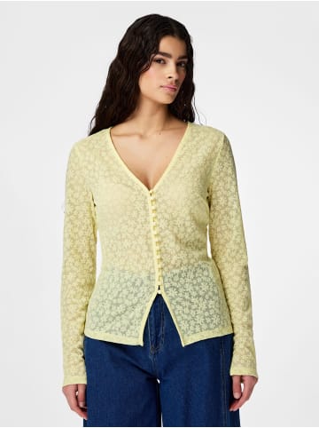 Pieces Strickjacke in French Vanilla