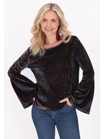 usha FESTIVAL Women Blouse in blue multicolor