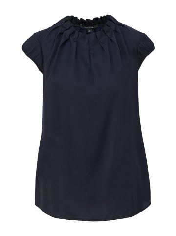 comma Bluse in Blau