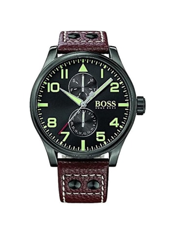 Hugo Boss Armbanduhr Aeroliner HB1513079 mit Edelstahl Armband