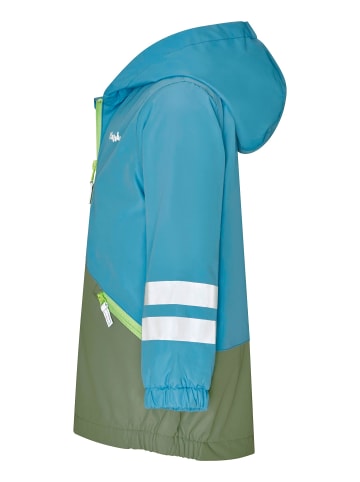Playshoes Outdoor-Jacke Fleece-Futter in oliv/petrol