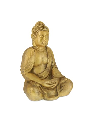 relaxdays Buddha-Figur in Gold