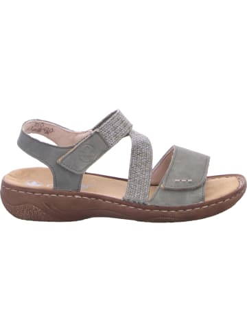 rieker Keilsandaletten in schilf/olive