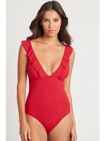 Sea Level Frill Essentials in RED